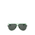 Bottega Veneta Green Metal Sunglass